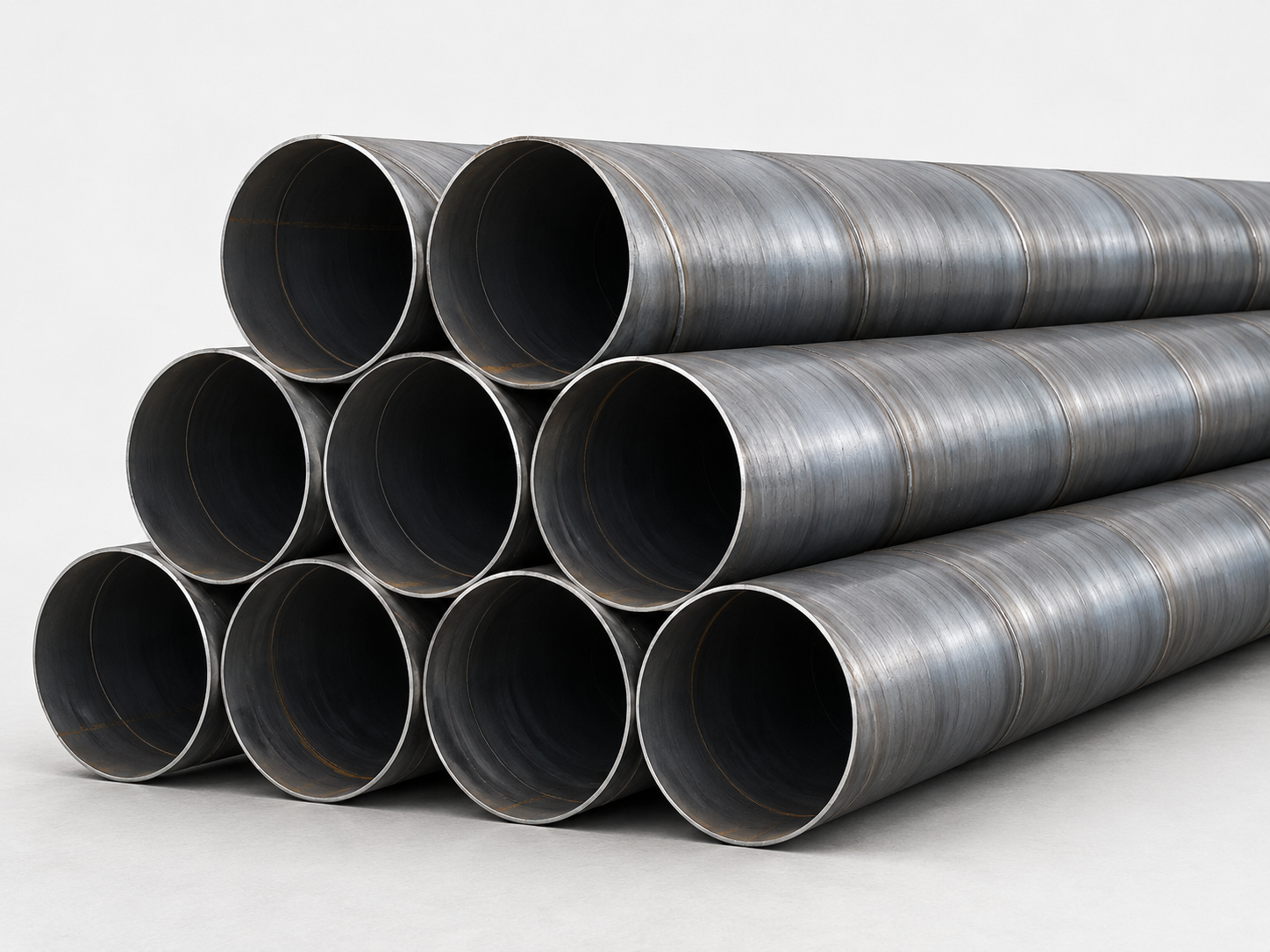 HSAW steel pipes welded industrial line pipe stack